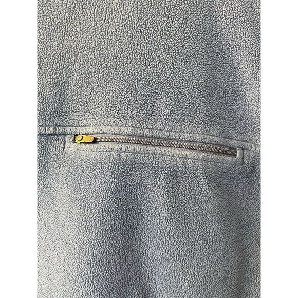 L.L. Bean Men's XL Blue Micro Fleece Pullover Sweater w/ Chest Pocket - Picture 3 of 10